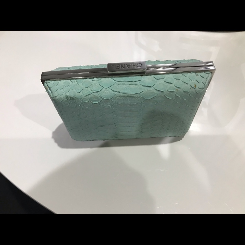 Authentic Chanel Python Clutch! - Picture 8 of 8